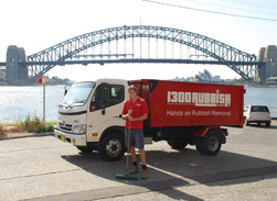 Rubbish Removal Sydney pickup garbage with 1300Rubbish