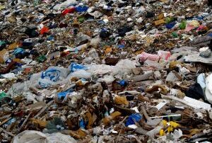 Rubbish disposal landfill