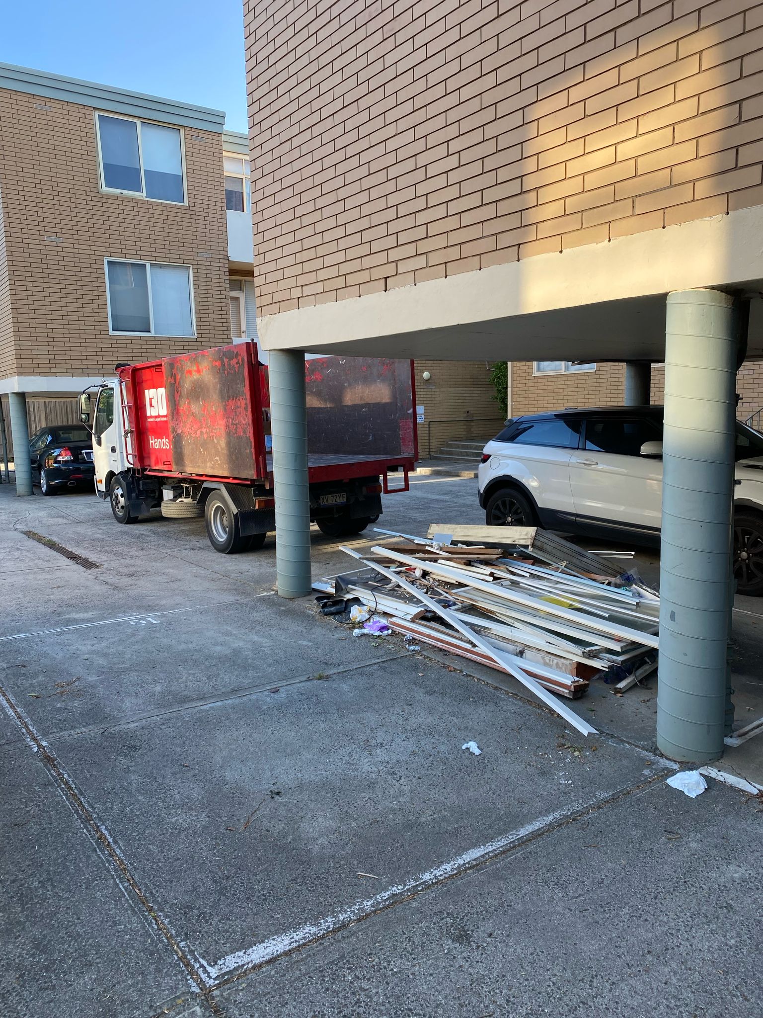 Building materials removal and disposal