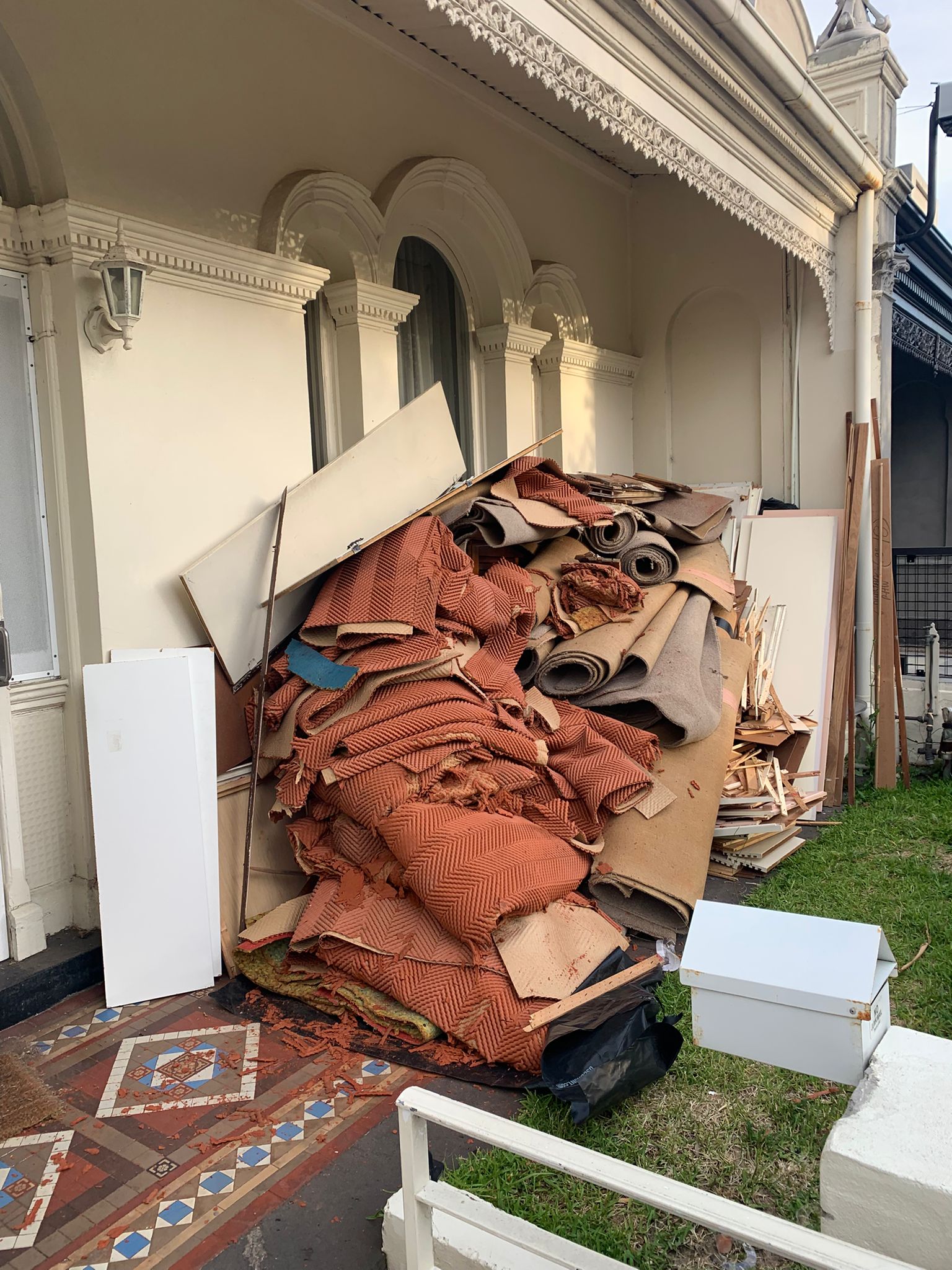 Carpet Removal Before